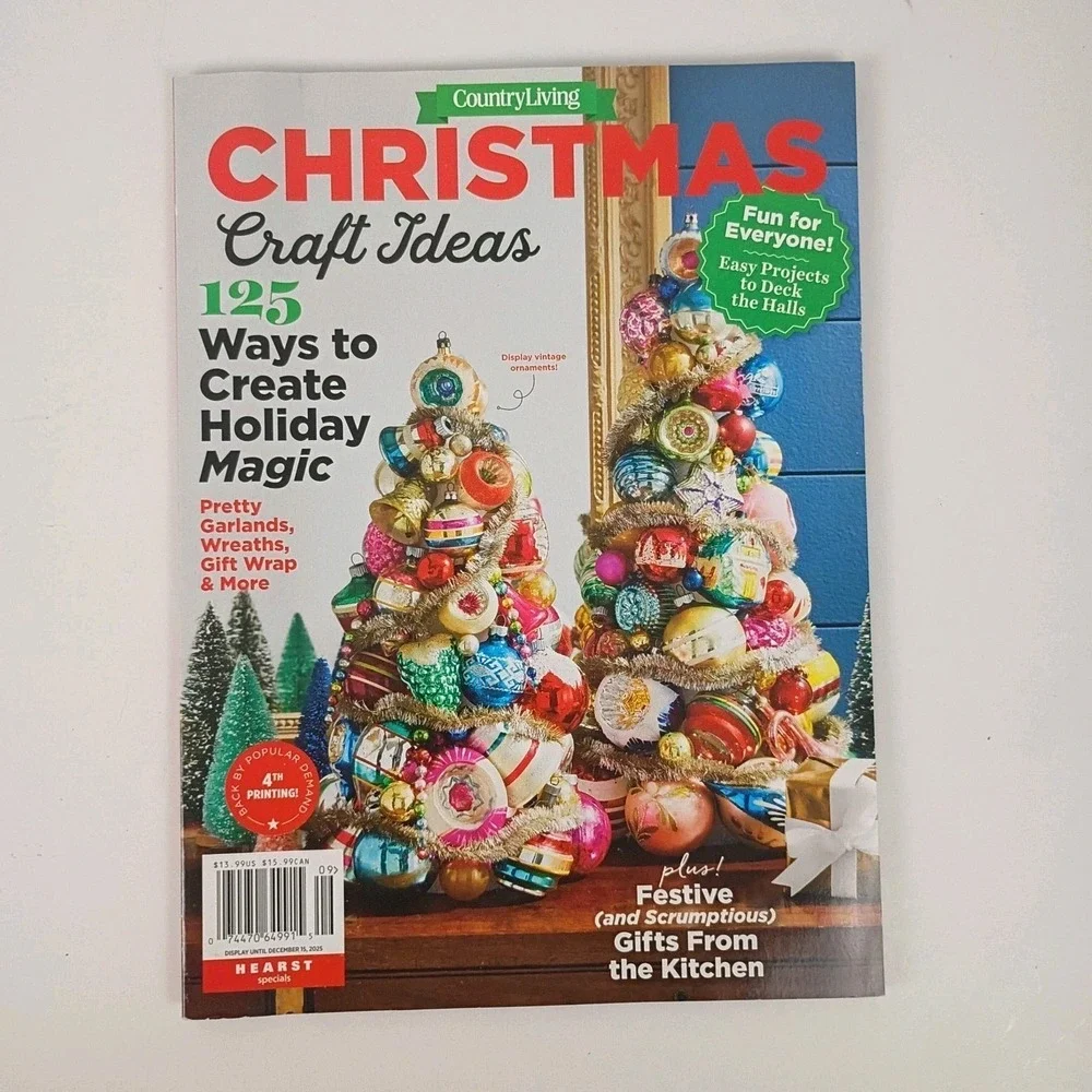 Christmas Craft Ideas: Country Living Magazine 2025